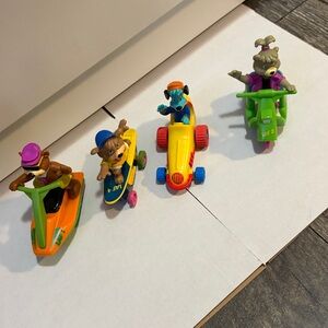 Hanna Barbera Yo! Yogi  1991 Yogi Bear McDonald's Happy Meal Toys set of 4